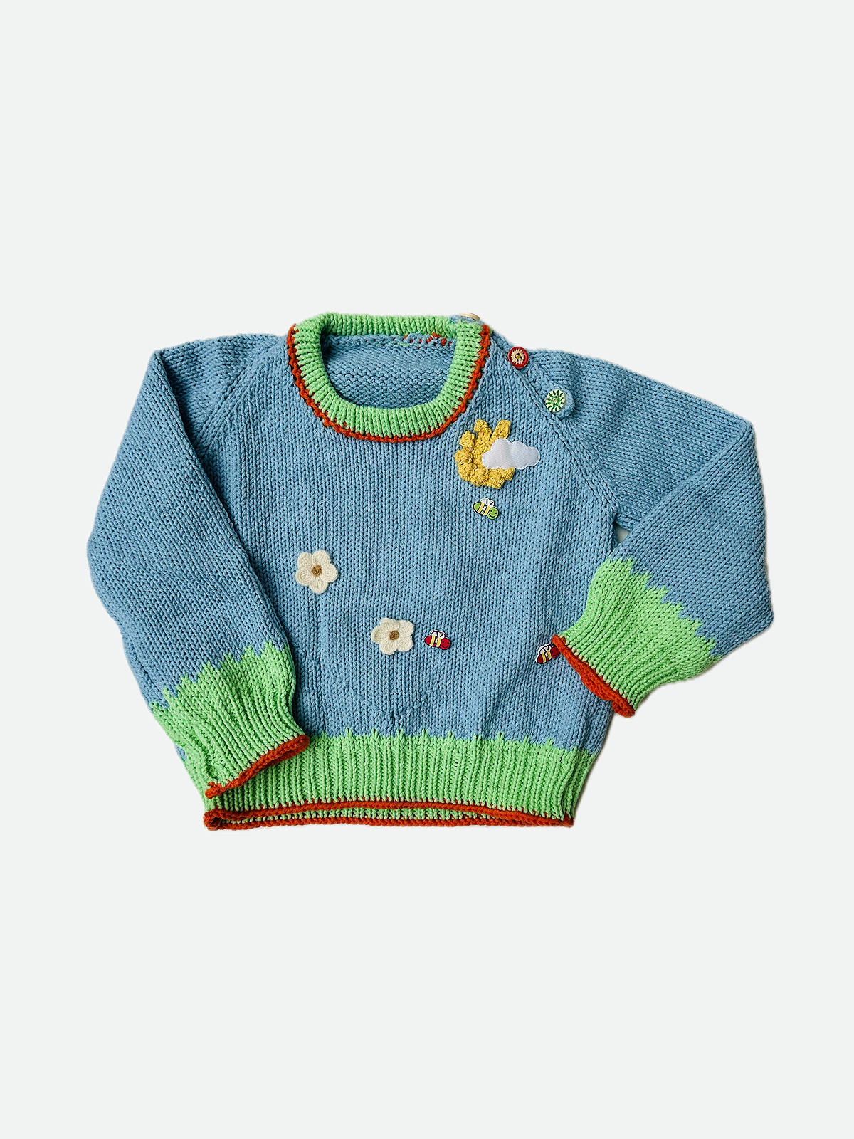 Hand-Knitted Bloom Jumper