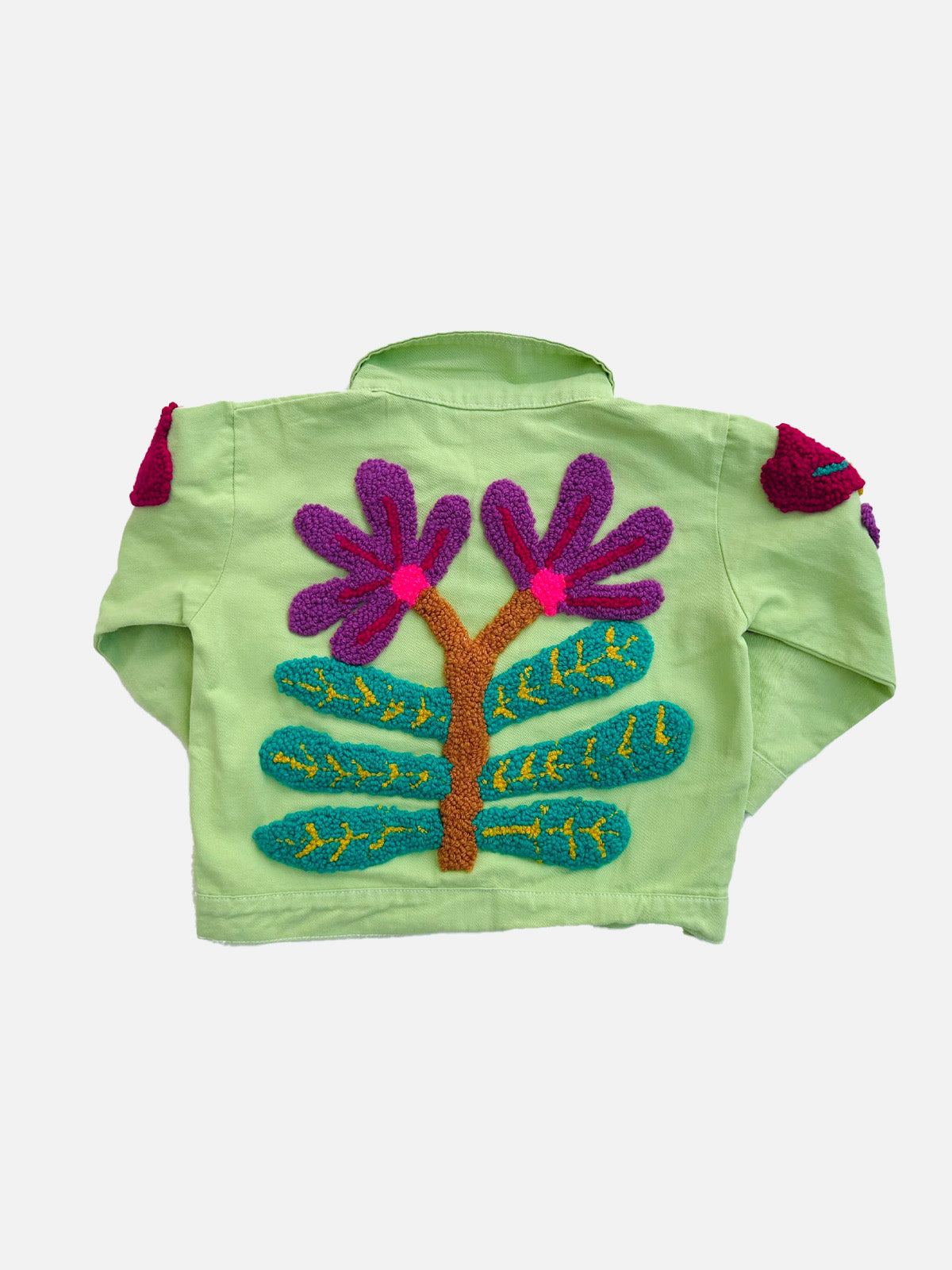 Mint Flower Jacket | 4-5 years