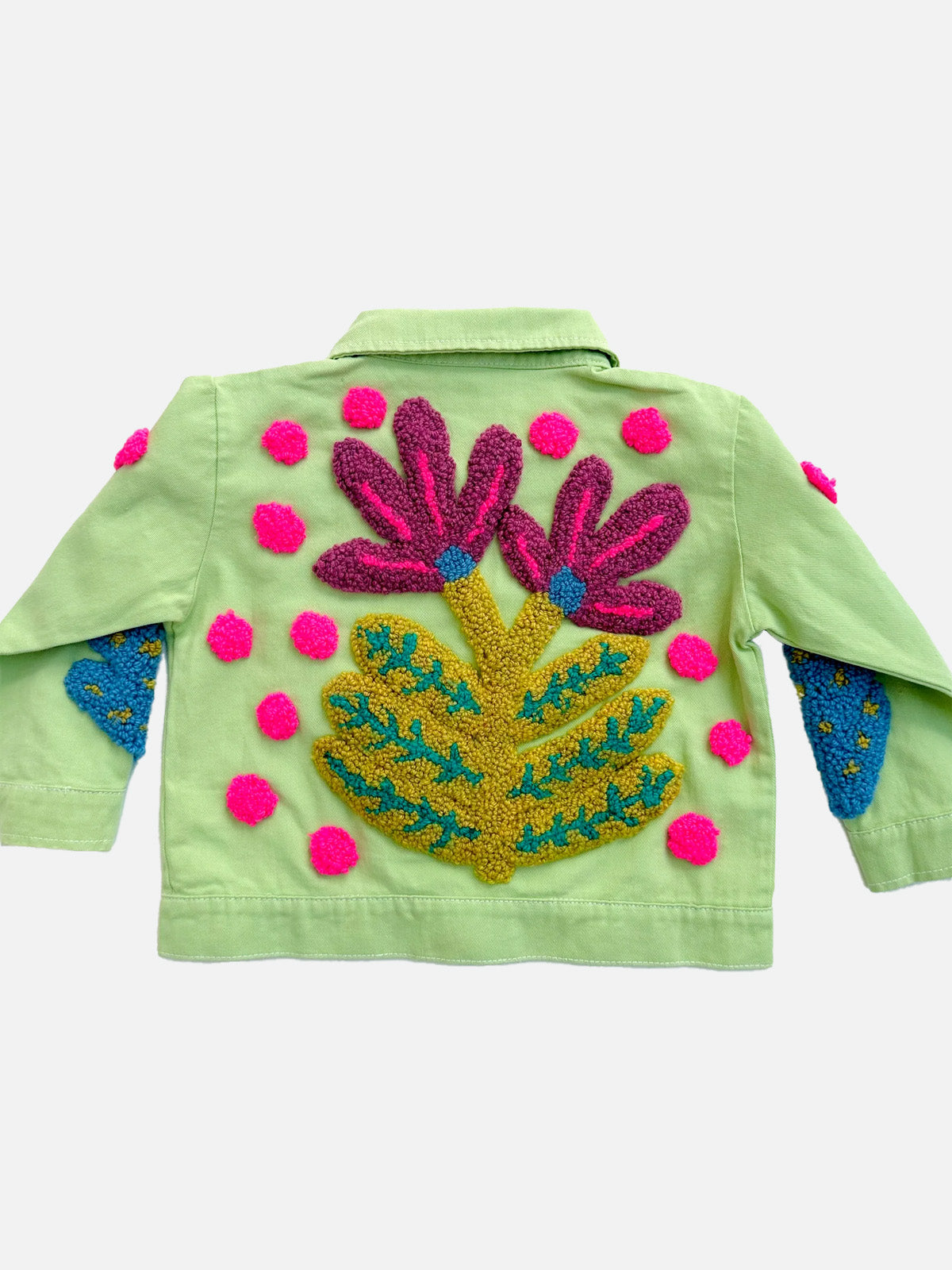 Mint Flower Jacket | 3-4 years