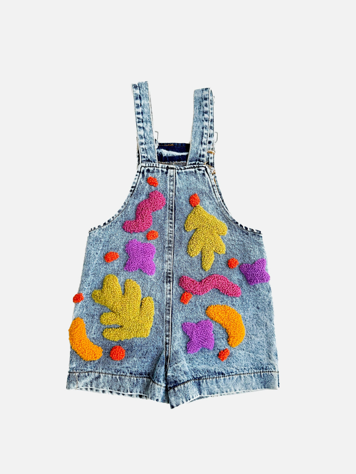 Squiggle Dungarees | 3-4 years