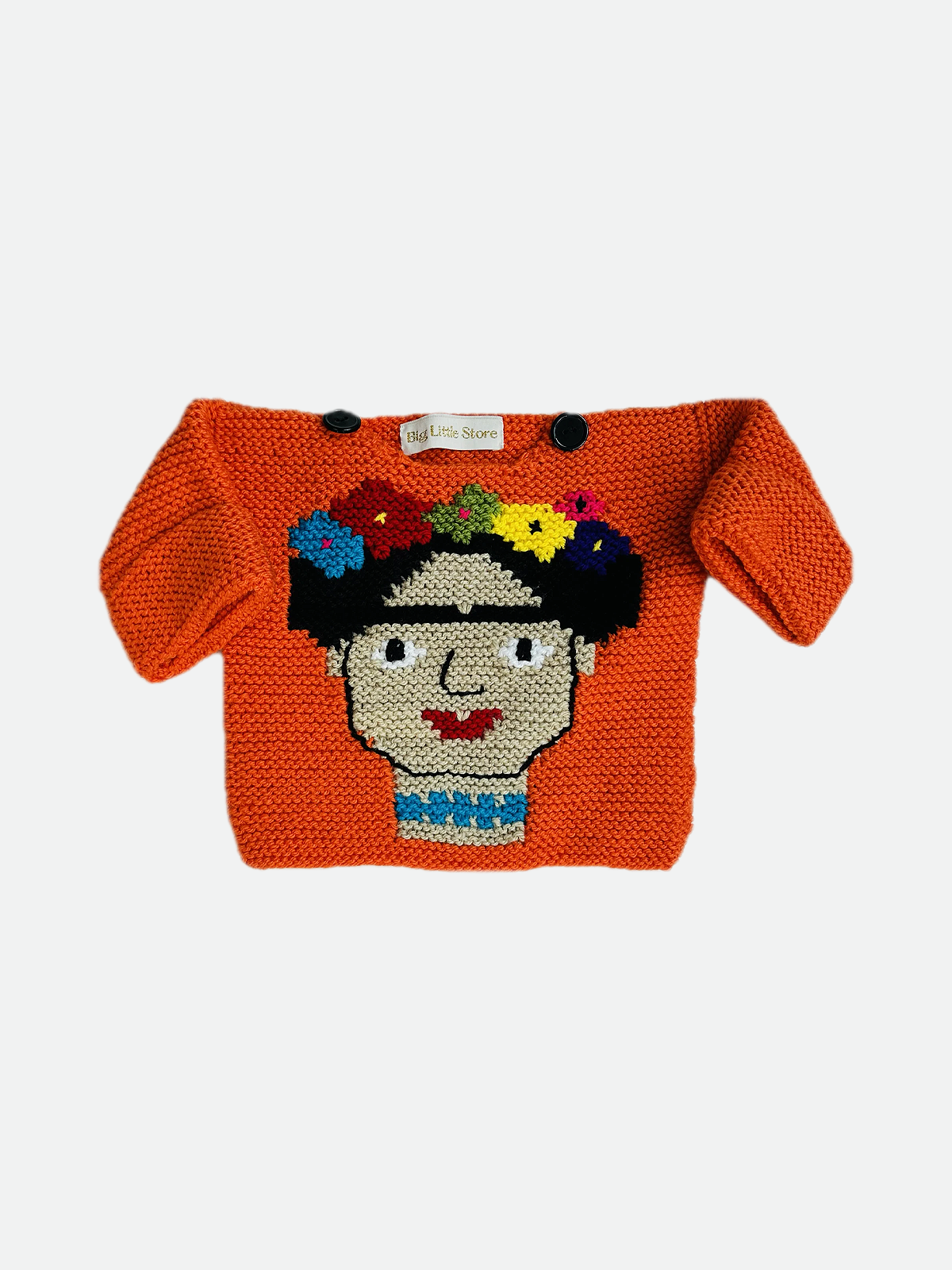 Hand-Knitted Frida Kahlo Jumper