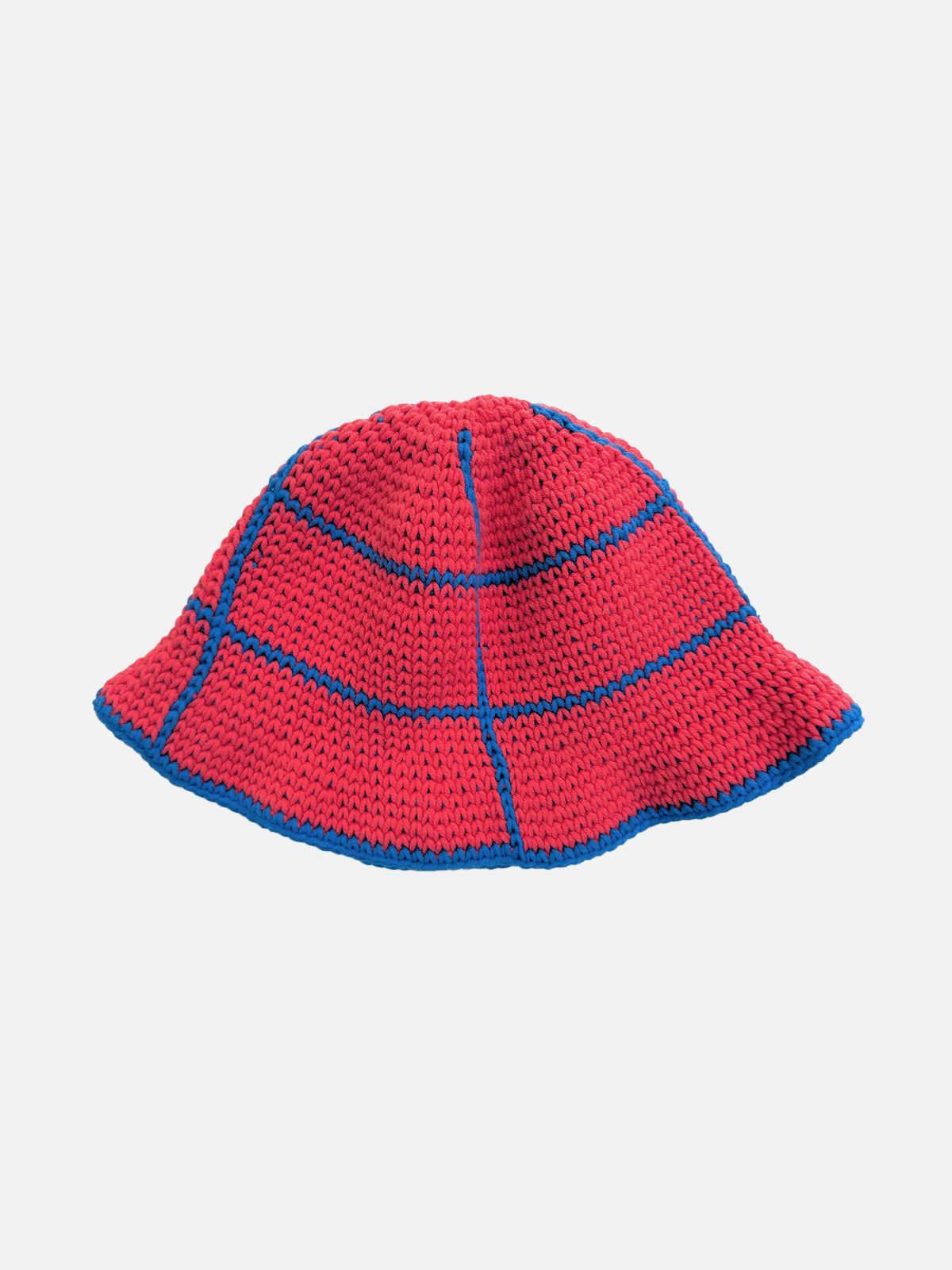 Hand-Knitted Grid Hats