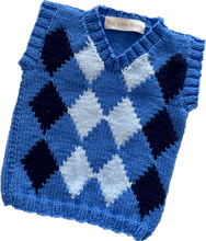 Load image into Gallery viewer, Blue Sleeveless Jumper | months 6-18
