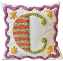 Load image into Gallery viewer, Little treasure letter cushion (made to order)
