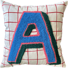 Load image into Gallery viewer, Big treasure letter cushion (made to order)
