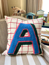 Load image into Gallery viewer, Big treasure letter cushion (made to order)

