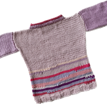 Load image into Gallery viewer, Pink Hand-knitted Jumper | months 6-12
