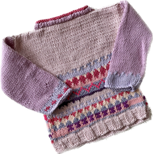 Load image into Gallery viewer, Pink Hand-knitted Jumper | months 6-12
