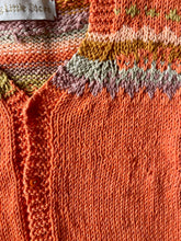 Load image into Gallery viewer, Orange Hand-knitted Cardigan | years 1-2
