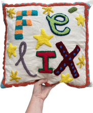 Load image into Gallery viewer, Little treasure name cushion (made to order)
