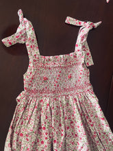 Load image into Gallery viewer, Pink Hand-smocked Summer Dress | years 3-4
