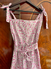 Load image into Gallery viewer, Pink Floral Hand-smocked Summer Dress | adult
