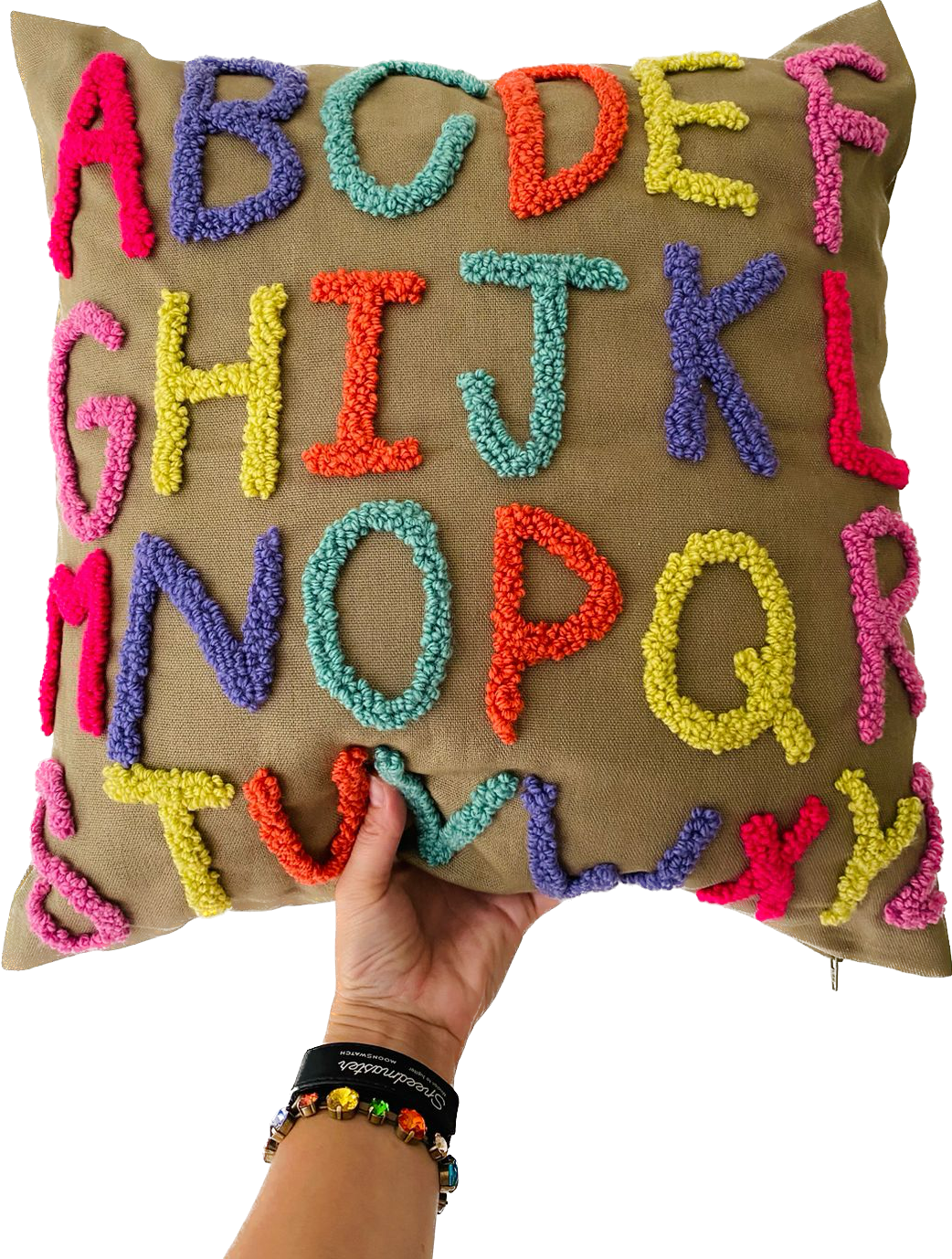 Alphabet cushion (made to order)