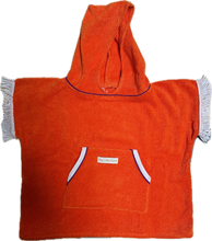 Load image into Gallery viewer, Kids Towel Poncho_Orange
