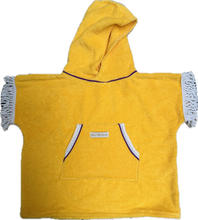 Load image into Gallery viewer, Kids Towel Poncho_Yellow
