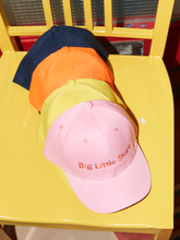 Load image into Gallery viewer, Kids Yellow Peak Hat with Pink Embroidery
