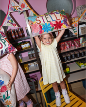 Load image into Gallery viewer, Embroidered name cushion (made to order)
