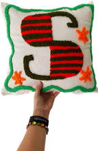 Load image into Gallery viewer, Little treasure letter cushion (made to order)
