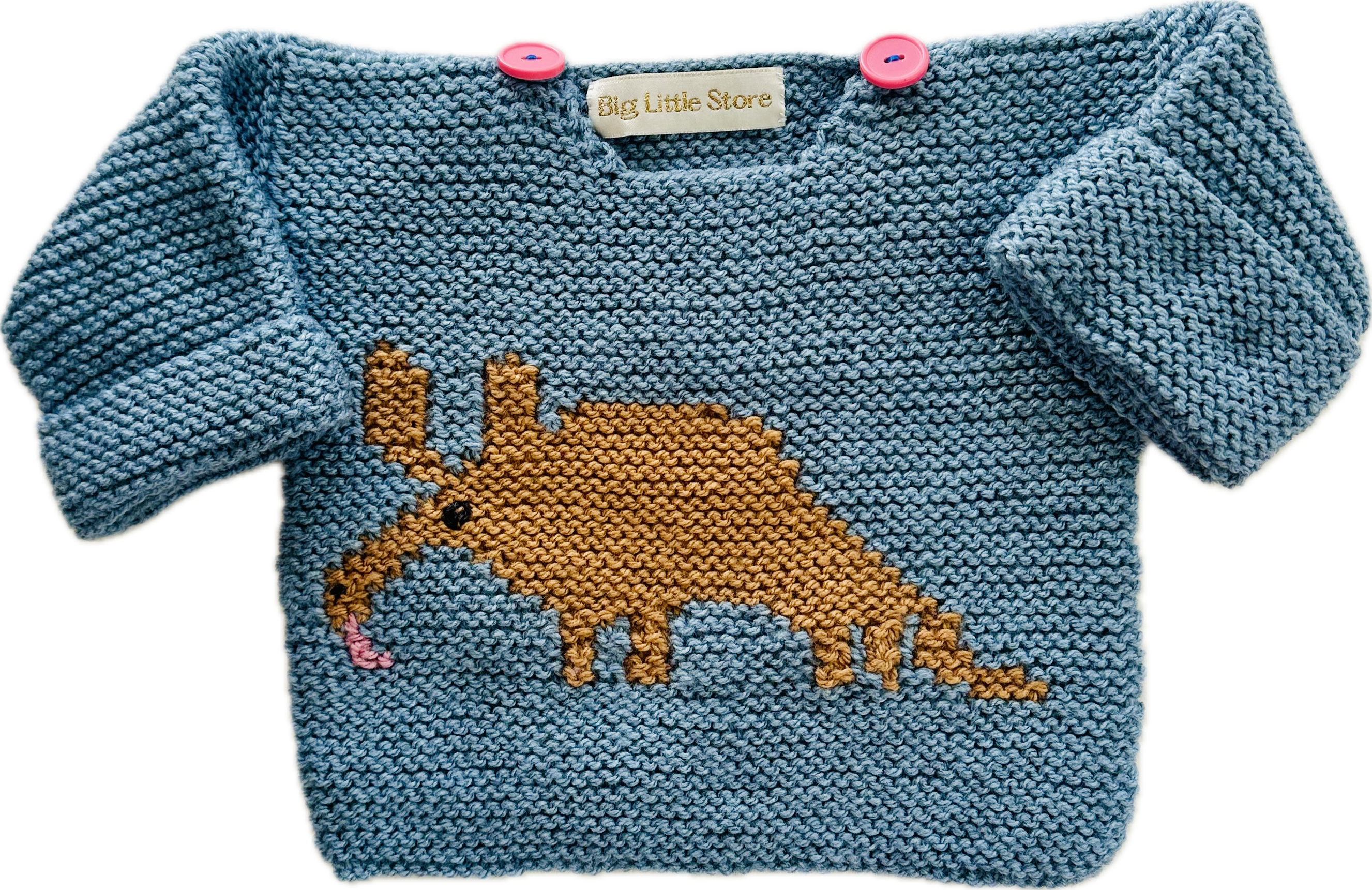 Hand-Knitted Animal Jumper