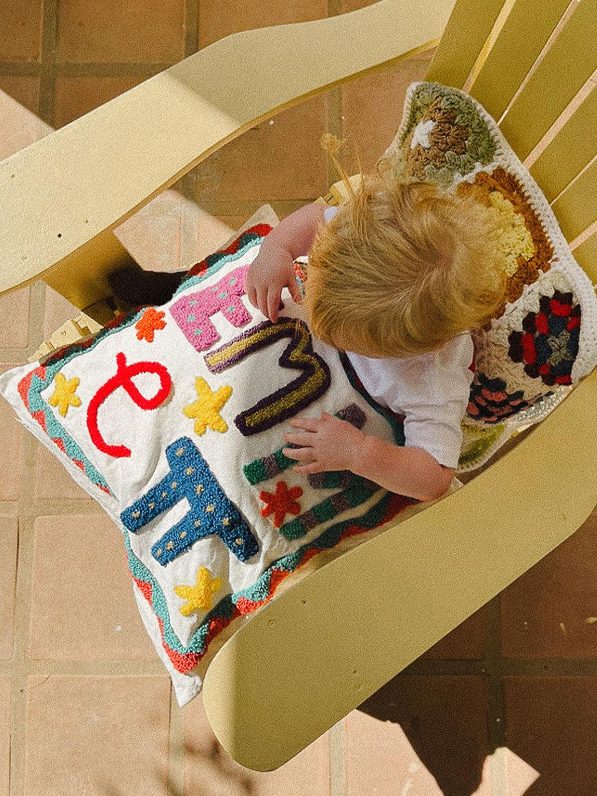 Punched Name Cushion