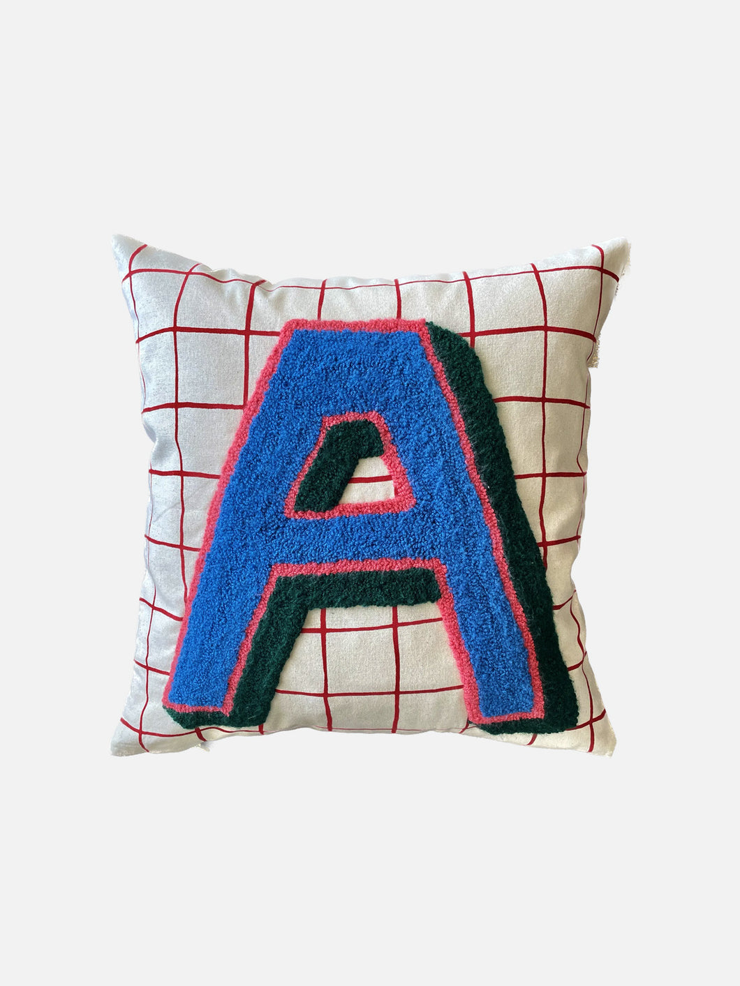 Punched Single Sans Letter Check Cushion