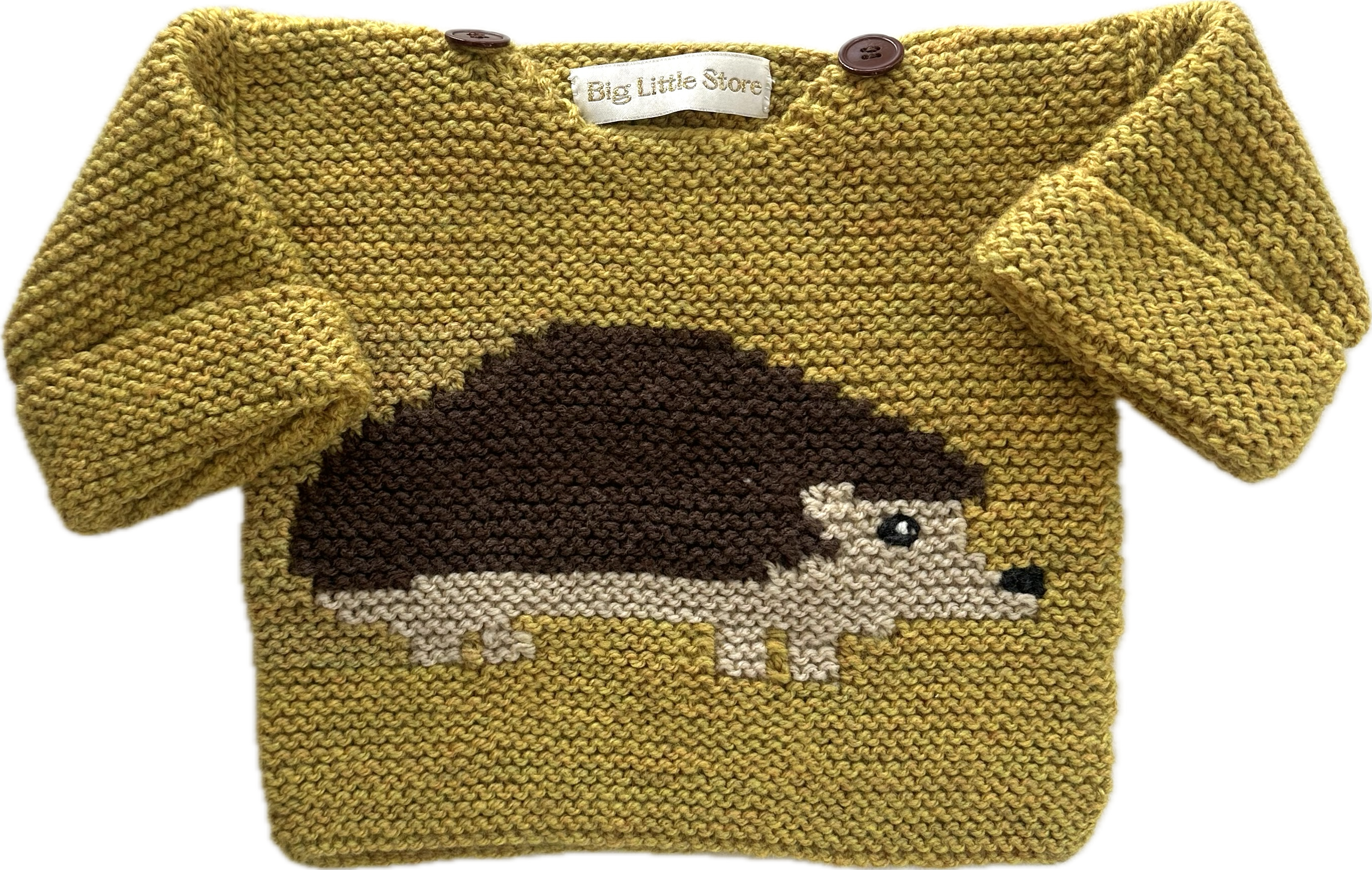 Hand-Knitted Animal Jumper