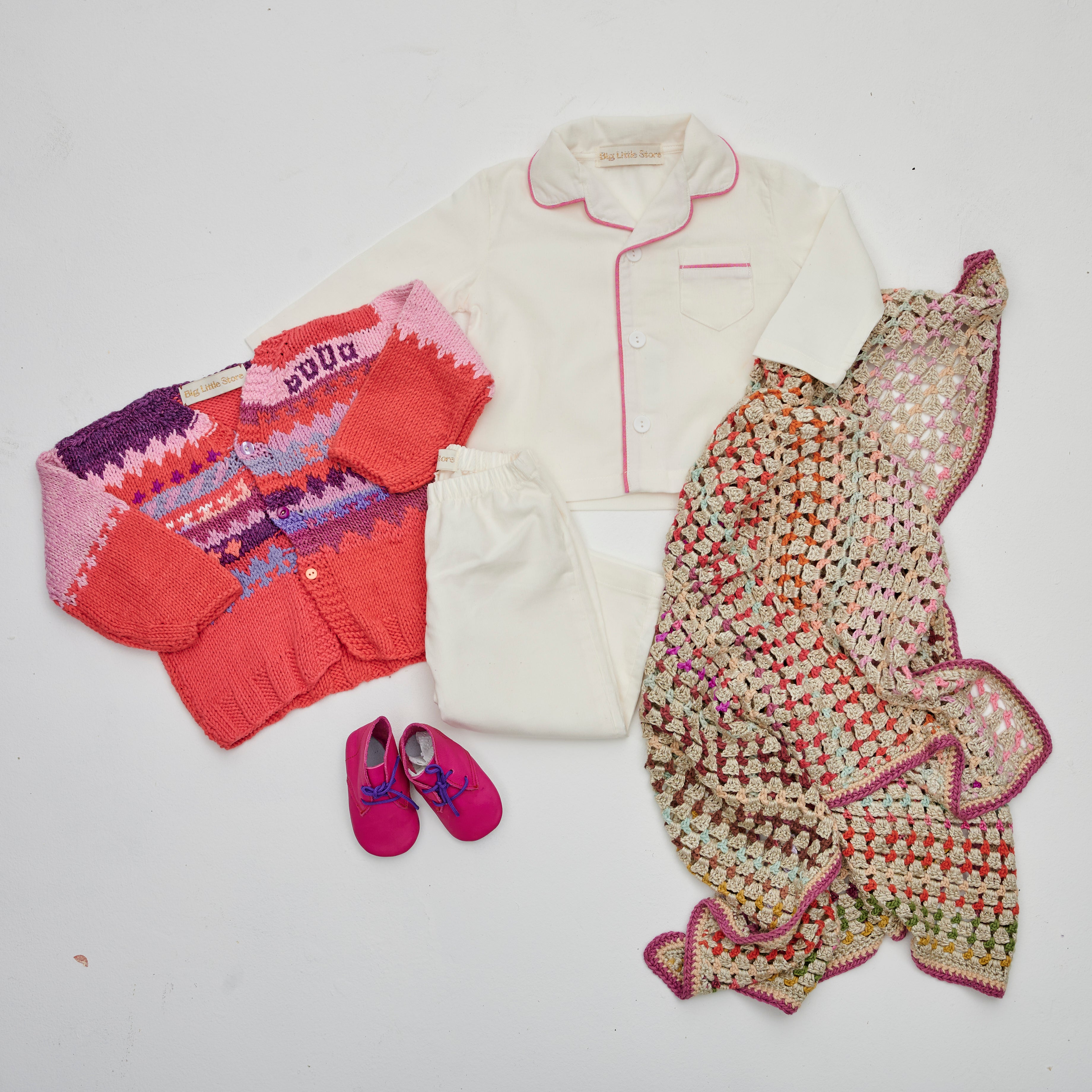 Hand-crochet baby blankie
