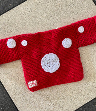 Load image into Gallery viewer, Yayoi Red Polka Dot Jumper | months 3-6
