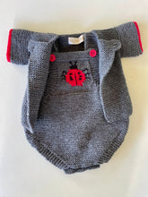 Load image into Gallery viewer, Ladybird Romper with Button Up Cardigan | months 6-18
