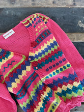 Load image into Gallery viewer, One of a kind hand-knitted adult cardigan #1
