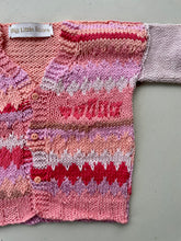 Load image into Gallery viewer, Pastel Pink Hand-knitted Cardigan - 1-2 years
