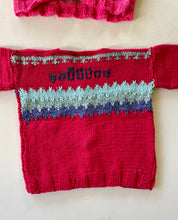 Load image into Gallery viewer, Big Red Hand-knitted Cardigan - 1-2 years
